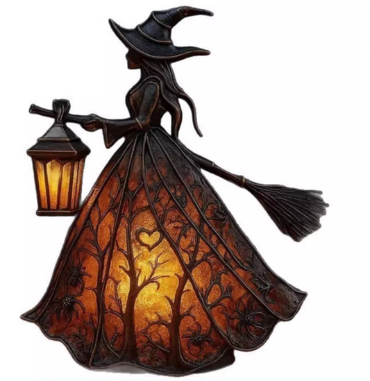 Witch Lamp Halloween Decoration Table Lamp