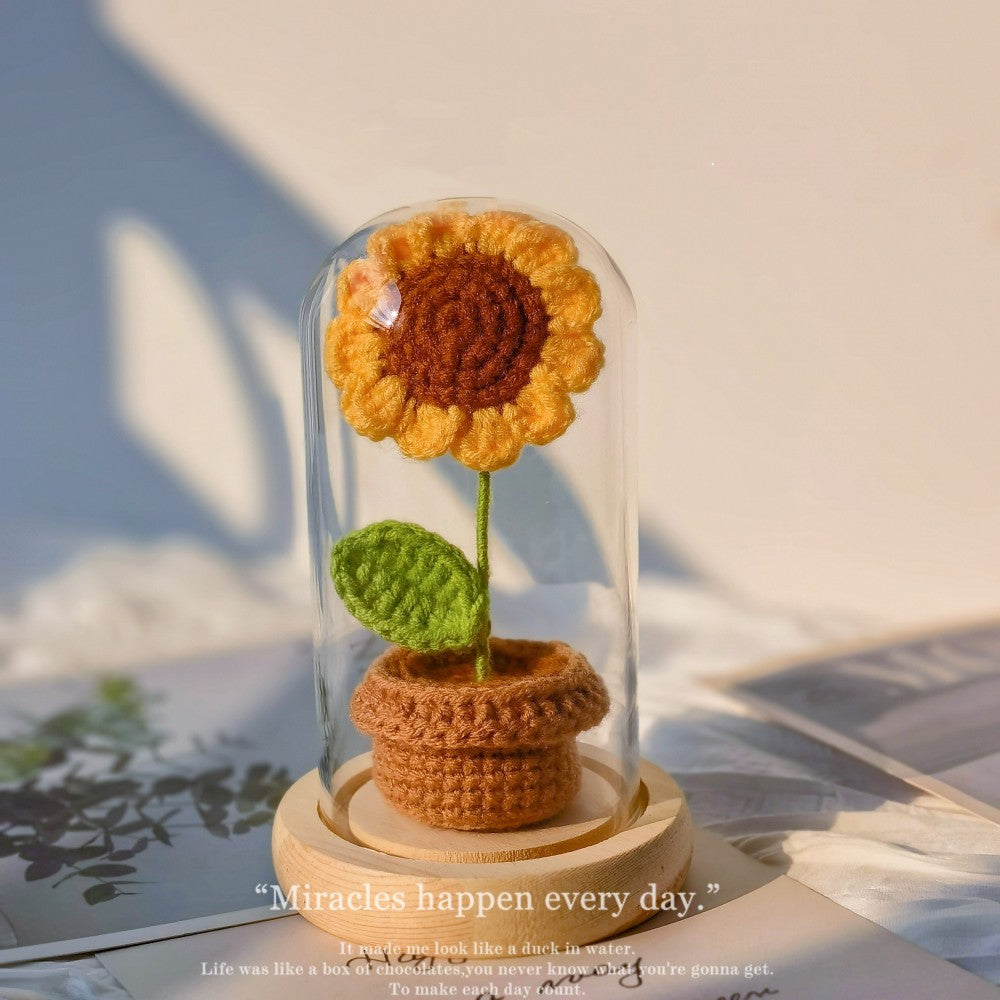 Sunflower Hand-woven Wool Crochet Diy Material Package
