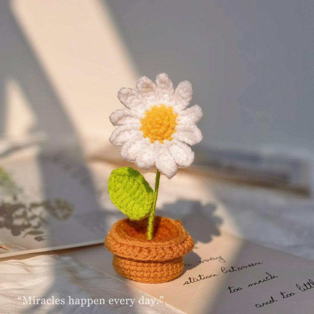 Sunflower Hand-woven Wool Crochet Diy Material Package