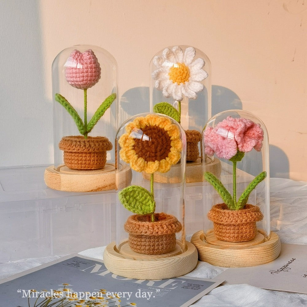 Sunflower Hand-woven Wool Crochet Diy Material Package