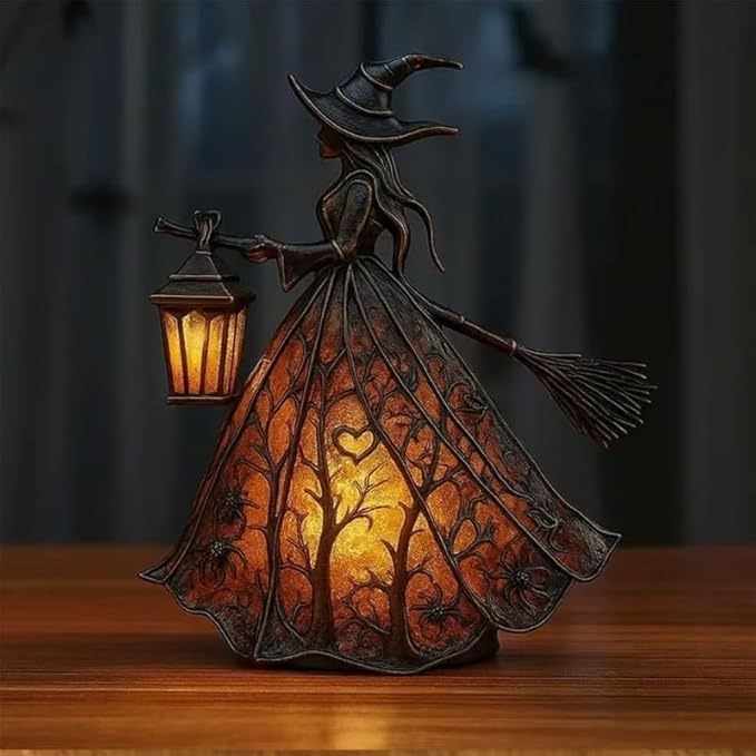 Witch Lamp Halloween Decoration Table Lamp