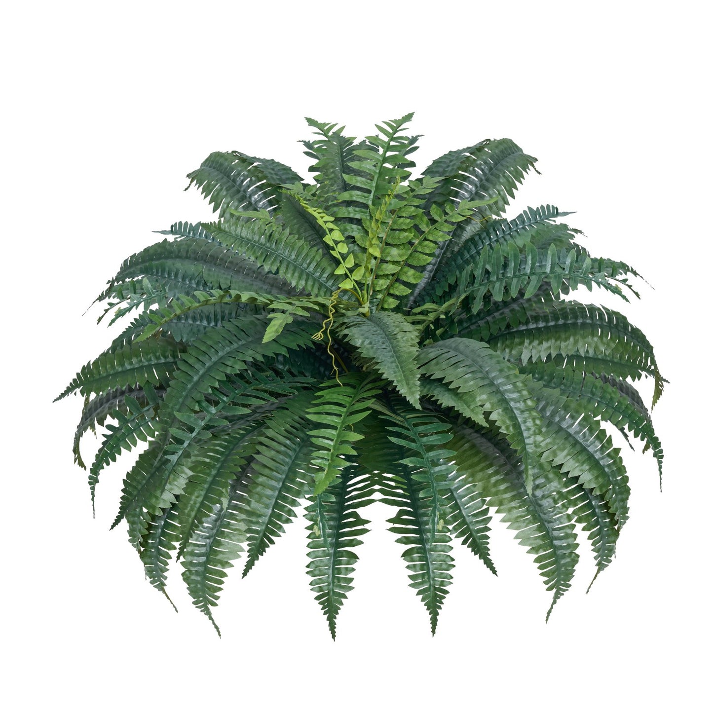 Artificial Ferns 2 Pcs, Natural Spread Diameter 43-47 Inch, Large Hanging Artificial Boston Ferns, Fake Plant Wall Decor With 50 Branches, Faux Fern For Home And Office (Flowerpot Unincluded)