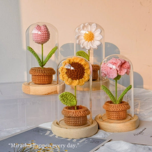 Sunflower Hand-woven Wool Crochet Diy Material Package